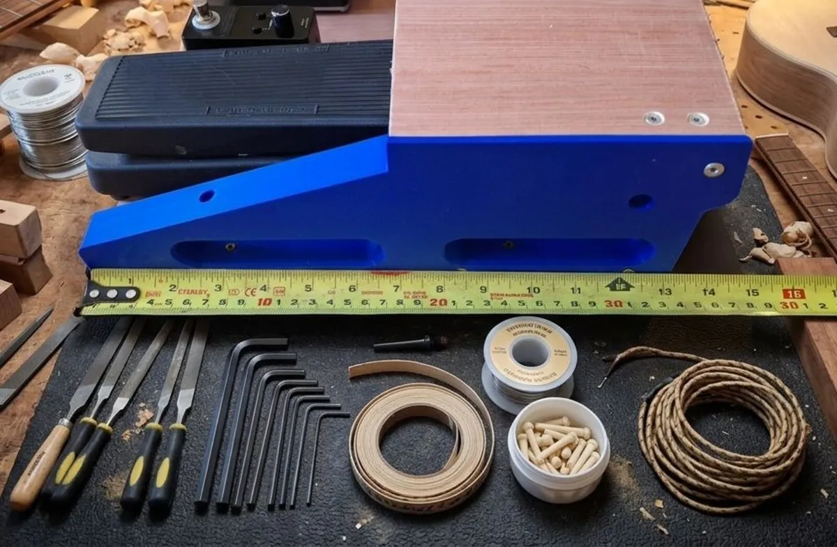 Custom Two-Tier Guitar Pedal Board Modular Design - Image 2