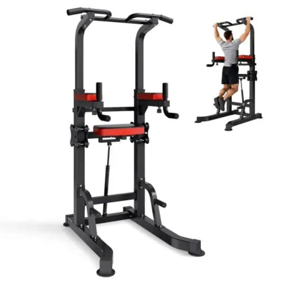 Pull Up Bar, 150kg Power Tower Dip Station, Workou - Image 1