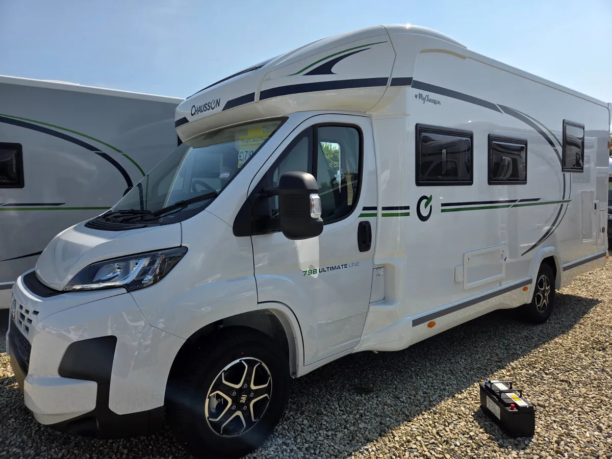 2026 Chausson 798 Ultimate Fiat Auto Fixed Bed - Image 2