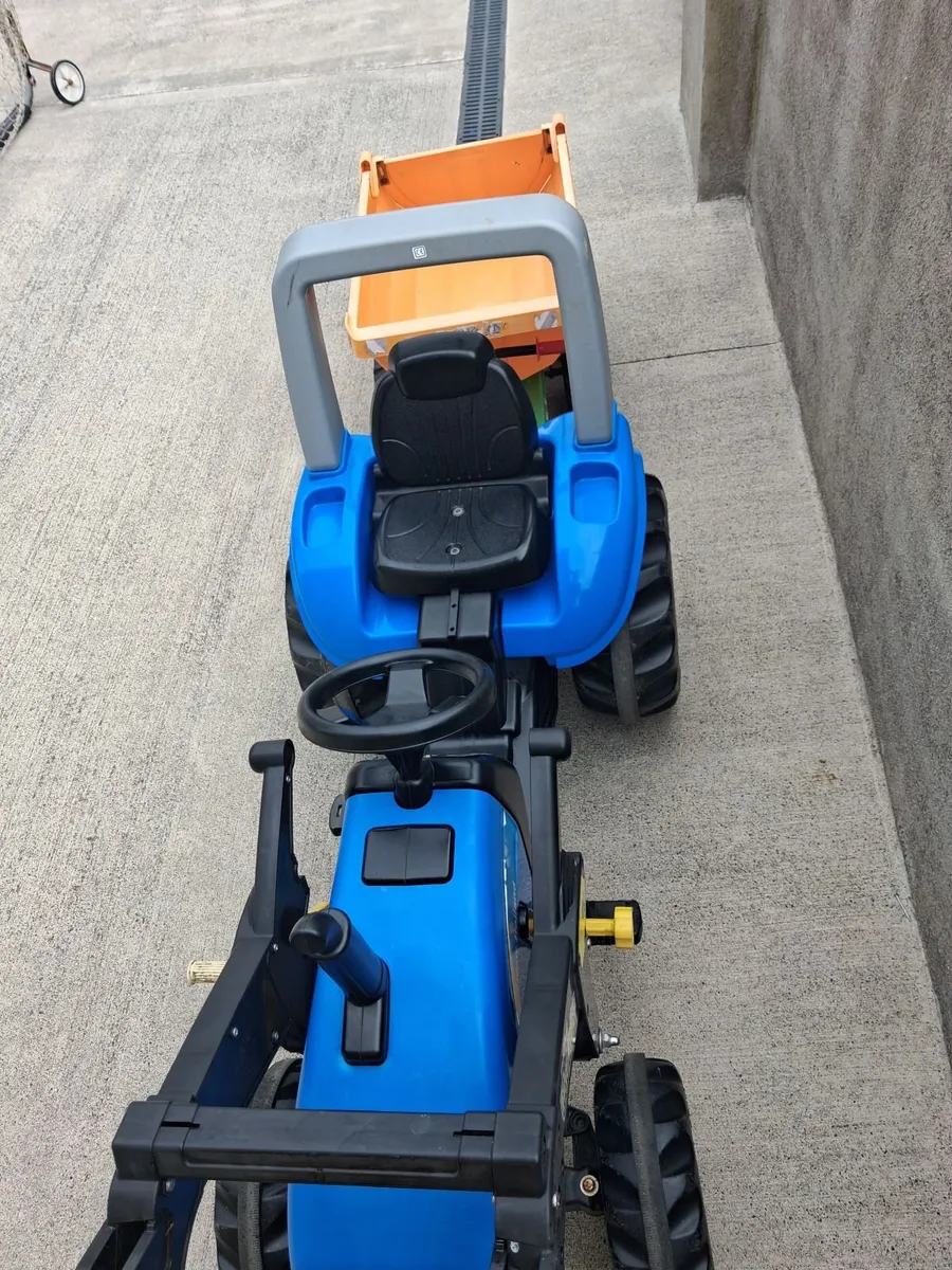 Childs Tractor with trailer - Image 3