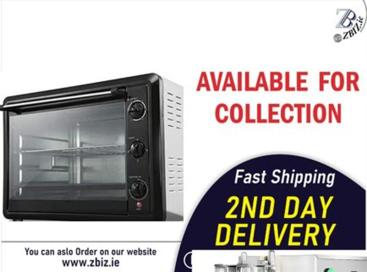 60L Oven with Adjustable Temperature Control - Image 1