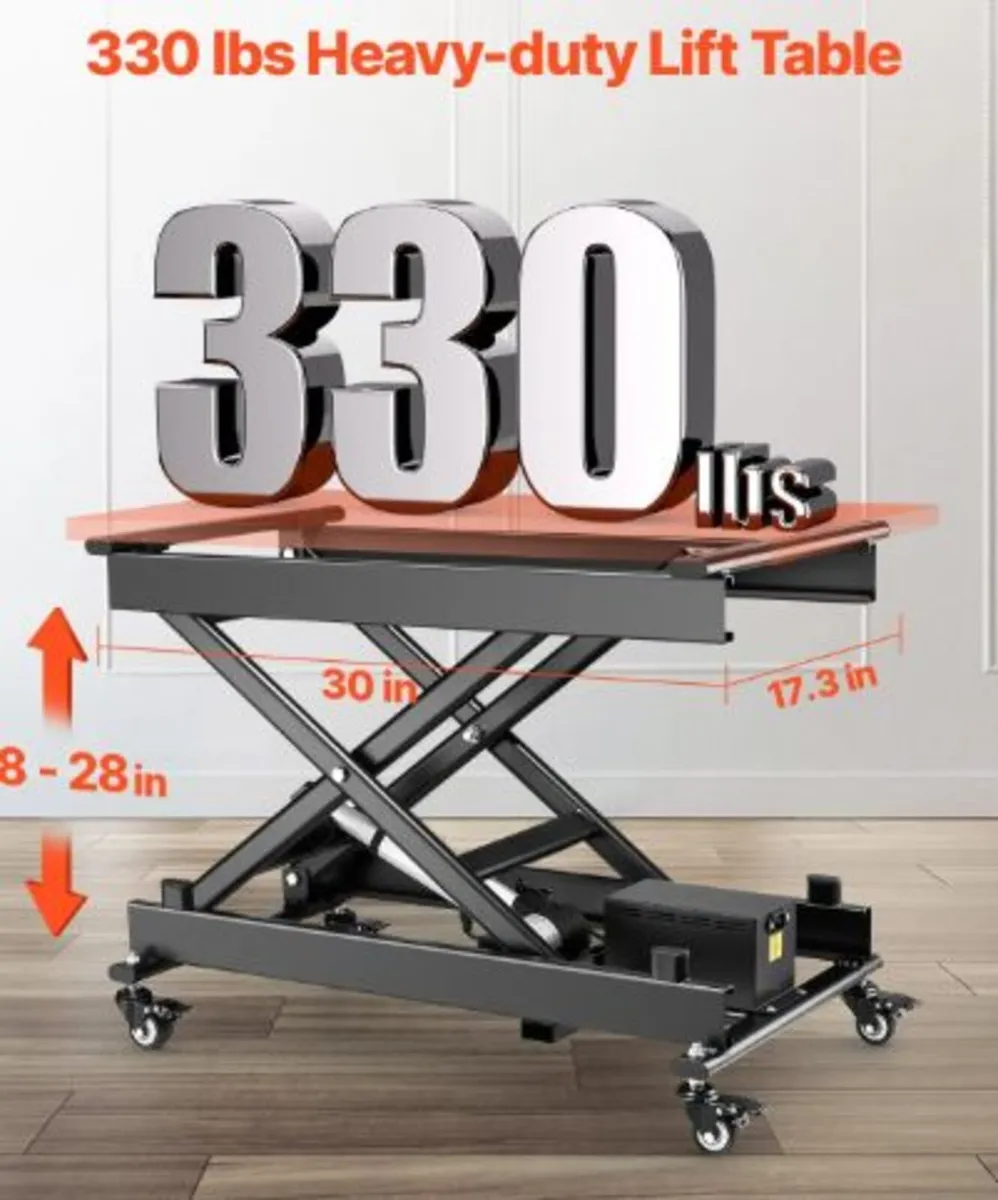Electric Lift Table,330 lbs Capacity Single Scisso - Image 2