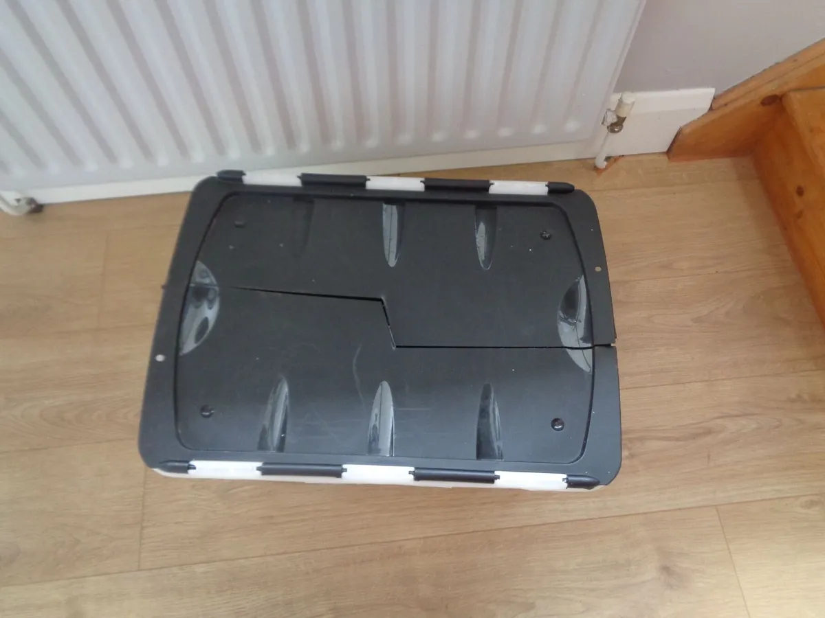 Large Flip Top Storage Tote Container for Sale - Image 2
