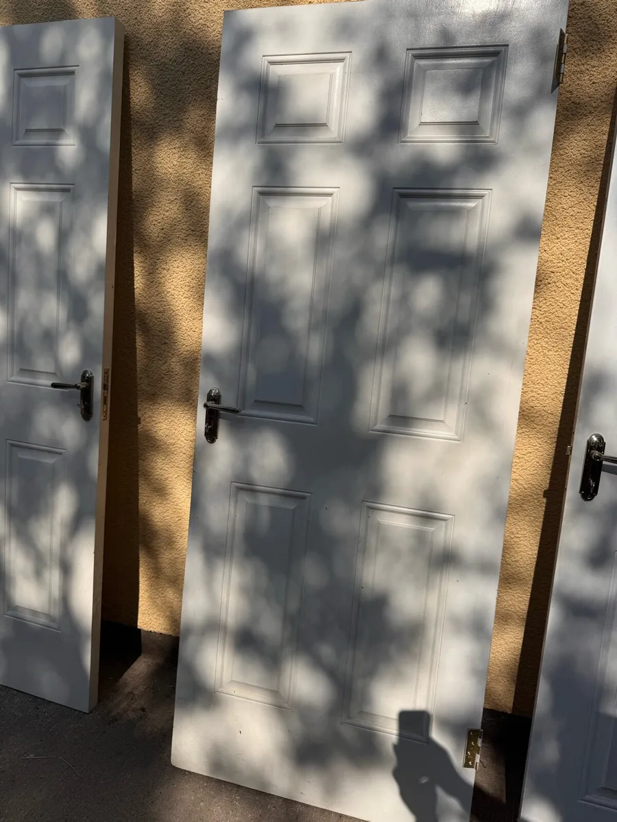 6 White Interior Doors - Image 3