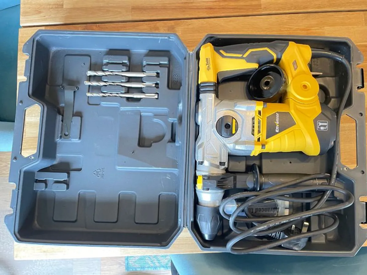 SDS Hammer Drill (brand new in box) - 1500W Heavy Duty Rotary Hammer Drill, SDS-Plus, for + SDS bits & Chisels - Image 2
