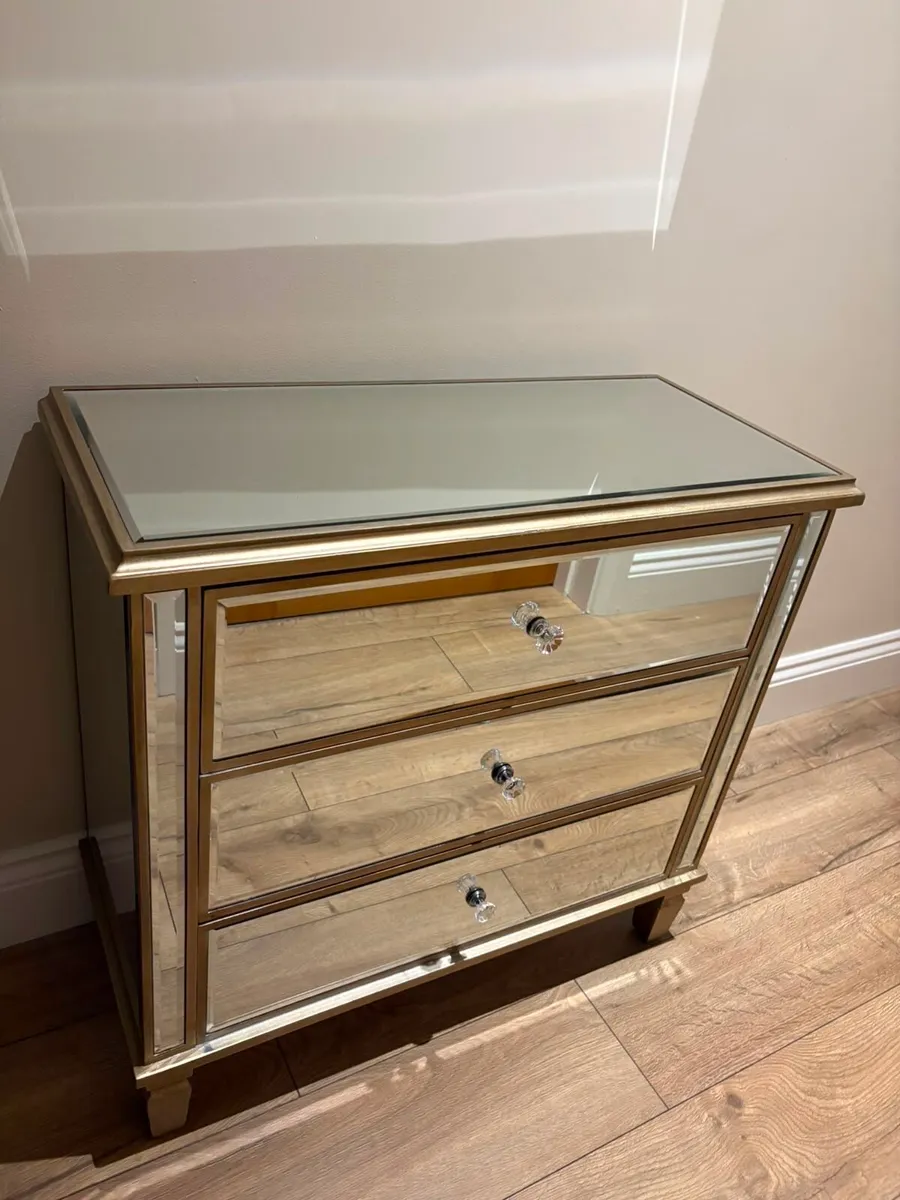 Mirror Glass Bedroom Furniture - Image 1