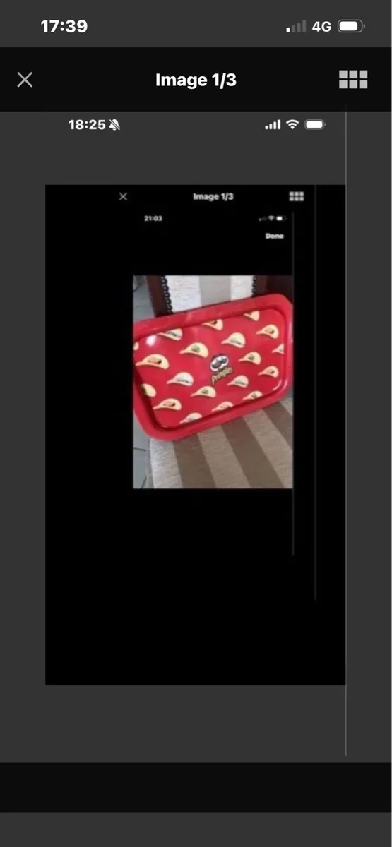 Rare Pringles Metal Tray - Image 1