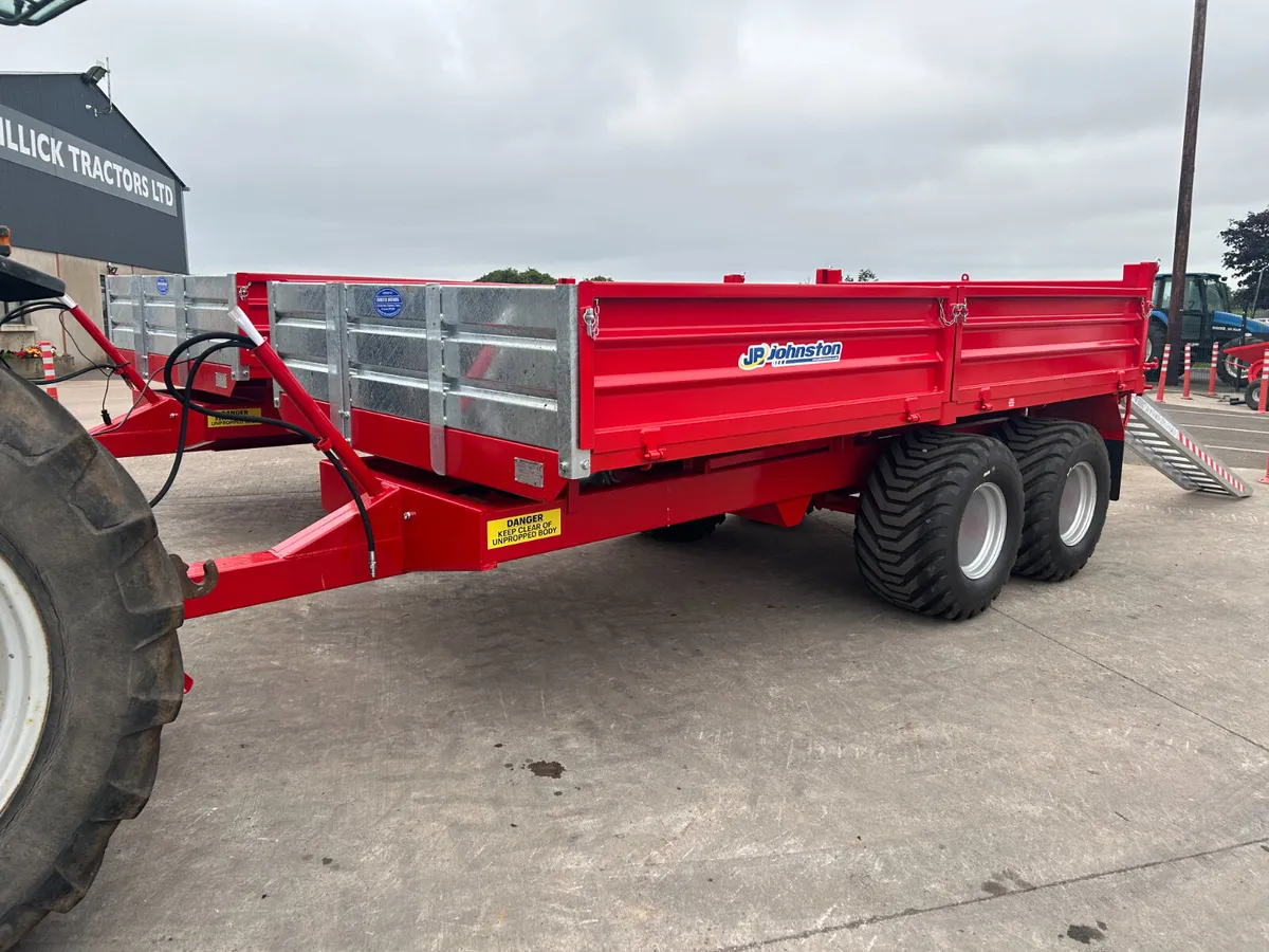 New Johnston 14ft x 7.5 Tipping Trailers - Image 4