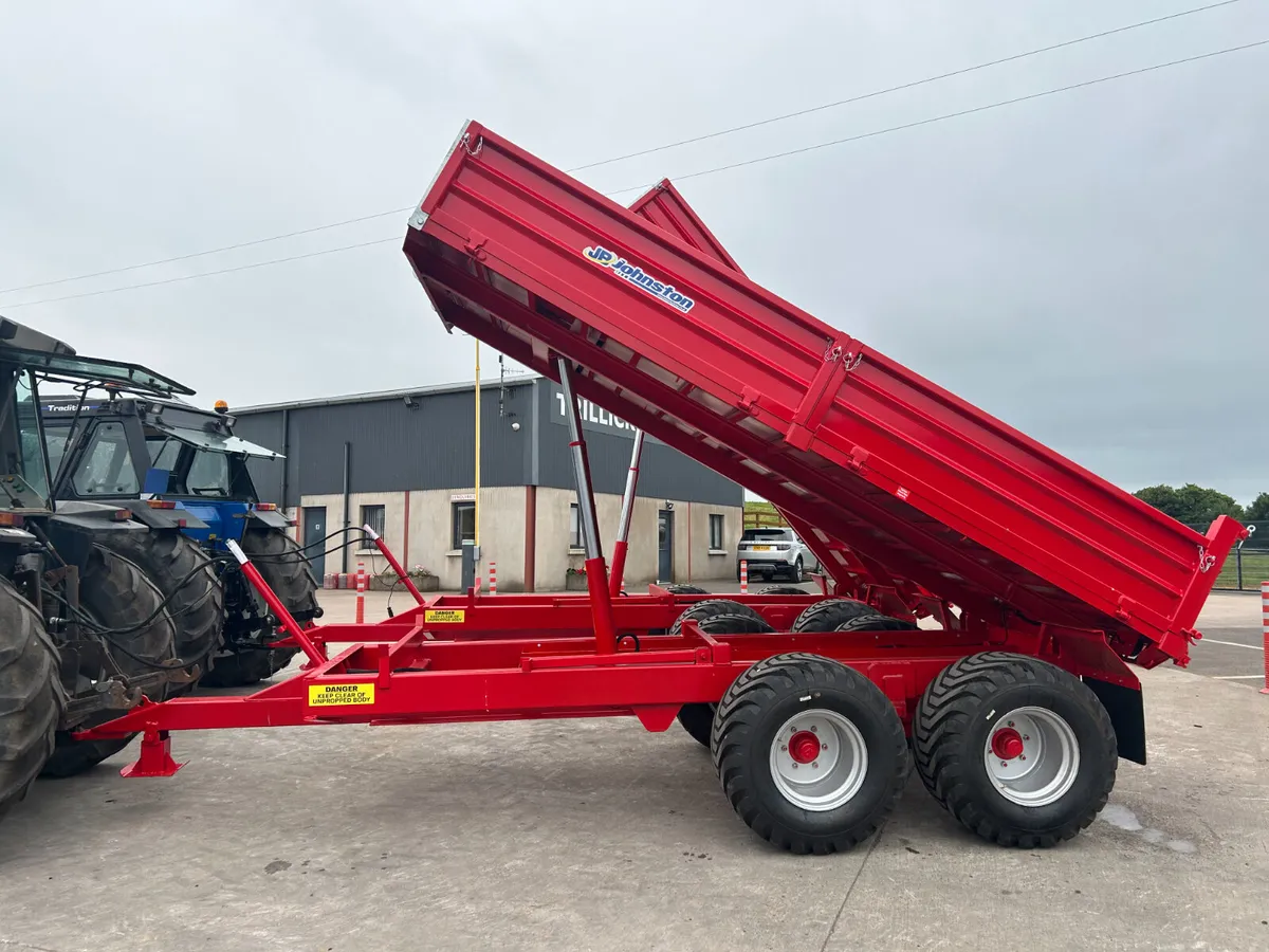 New Johnston 14ft x 7.5 Tipping Trailers - Image 2