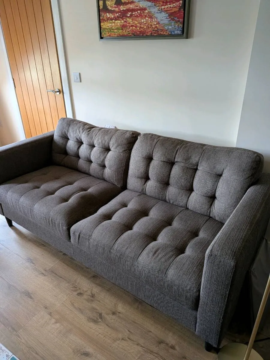 Medium grey sofa - Image 1