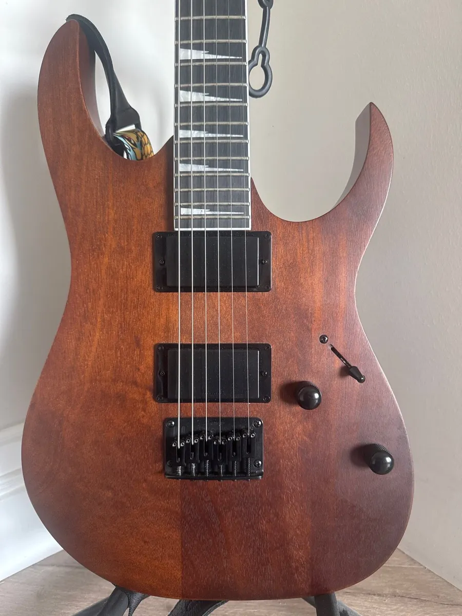 Ibanez guitar grg121dx walnut flat - Image 4