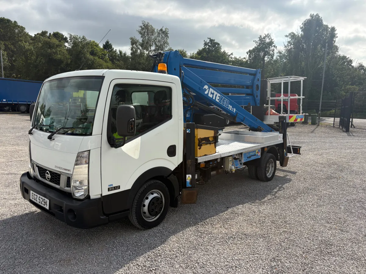 2017 Nissan Cabstar NT400 20M Cherry picker - Image 1