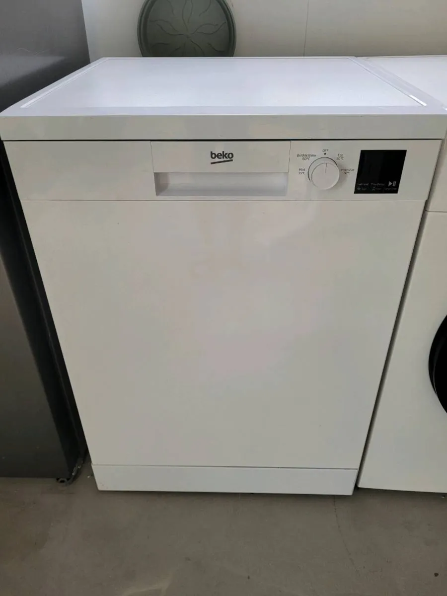 Beko DVN04X20W Full Size Dishwasher - Image 1