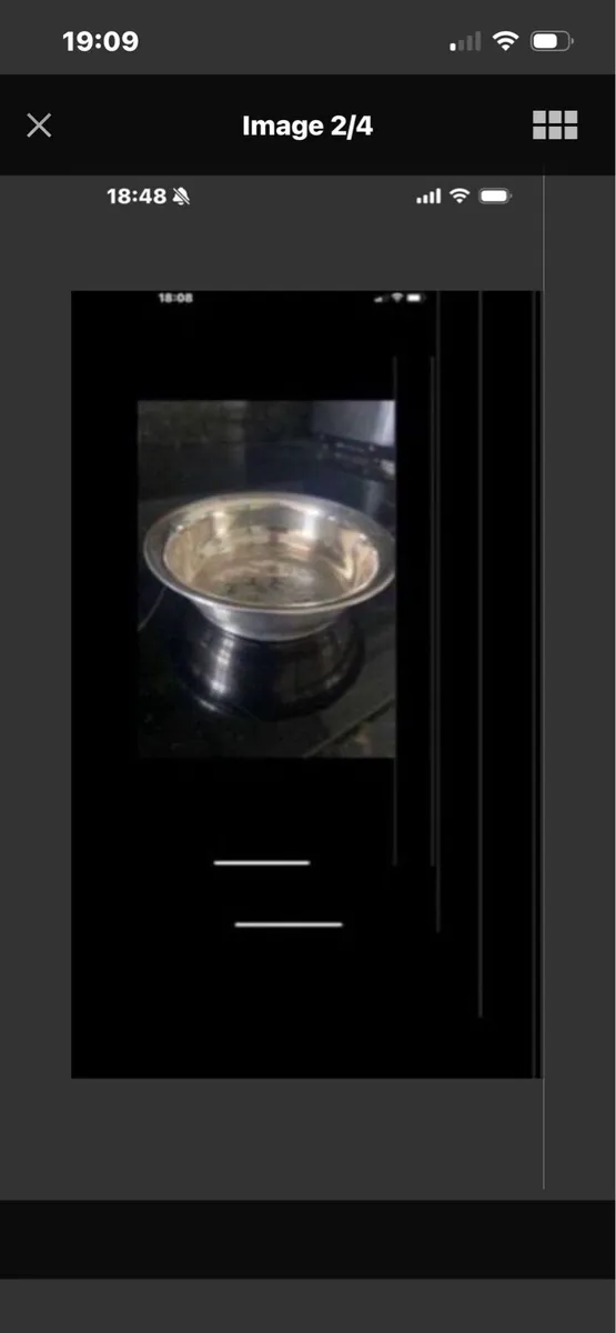 Silver plate Wine Bottle Coaster - Image 2