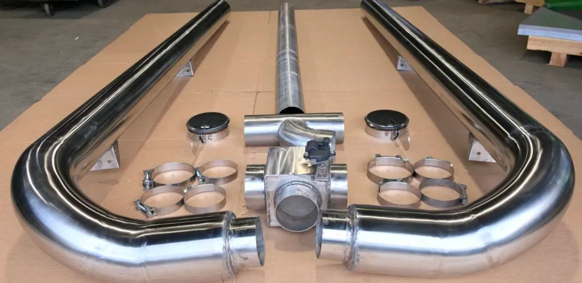 Scania V8 Exhaust System Stainless Steel - Image 4