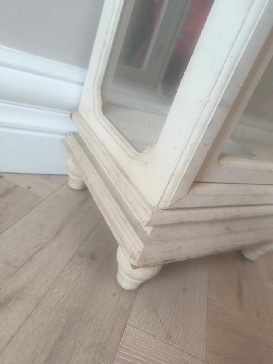Tall antique display case - Image 2