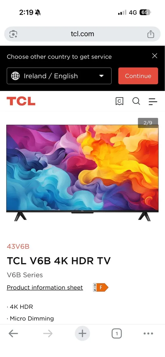 TCL 43 inch TV - Image 3