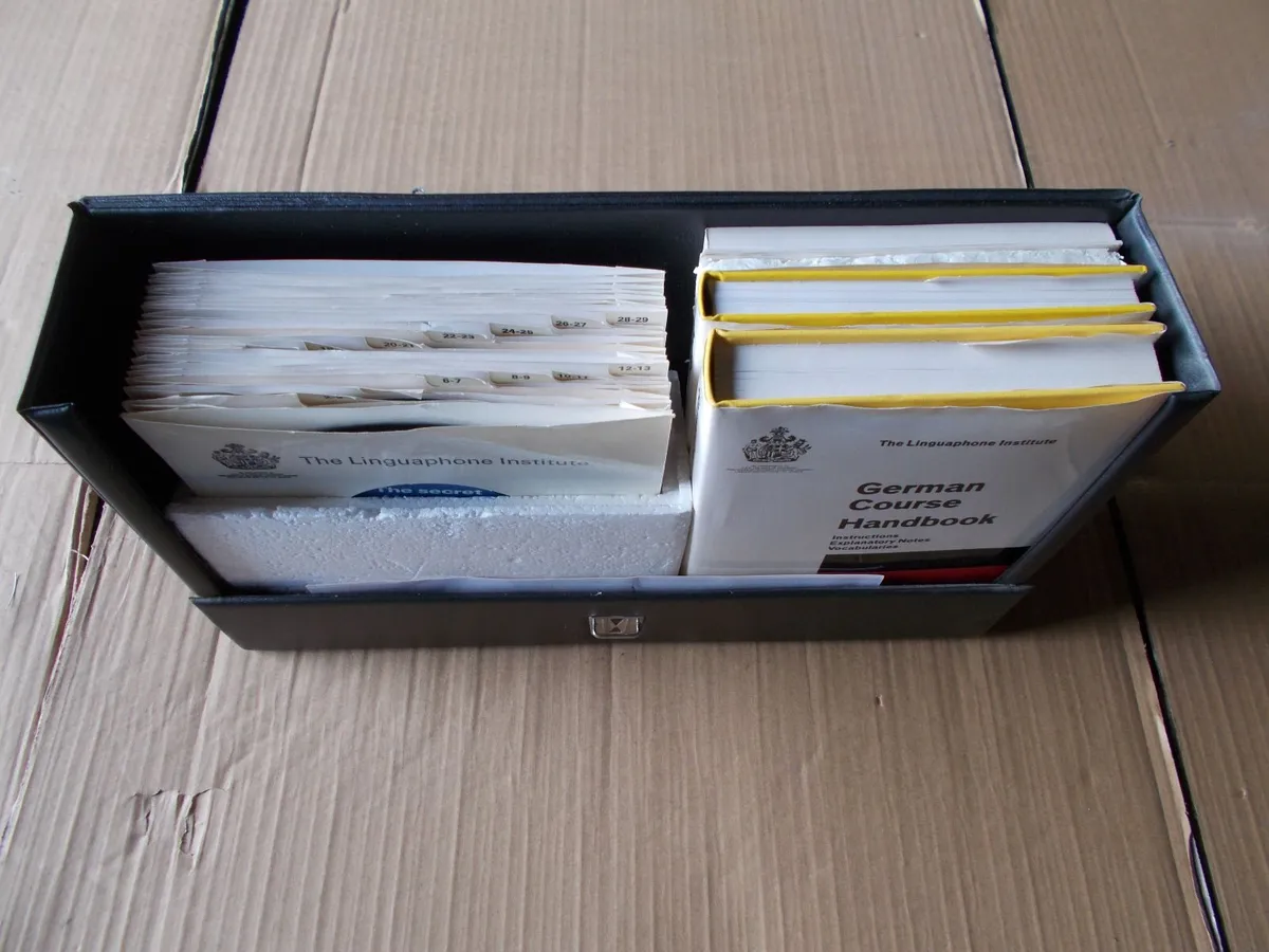 German Linguaphone Vinyl Box Set - Image 1