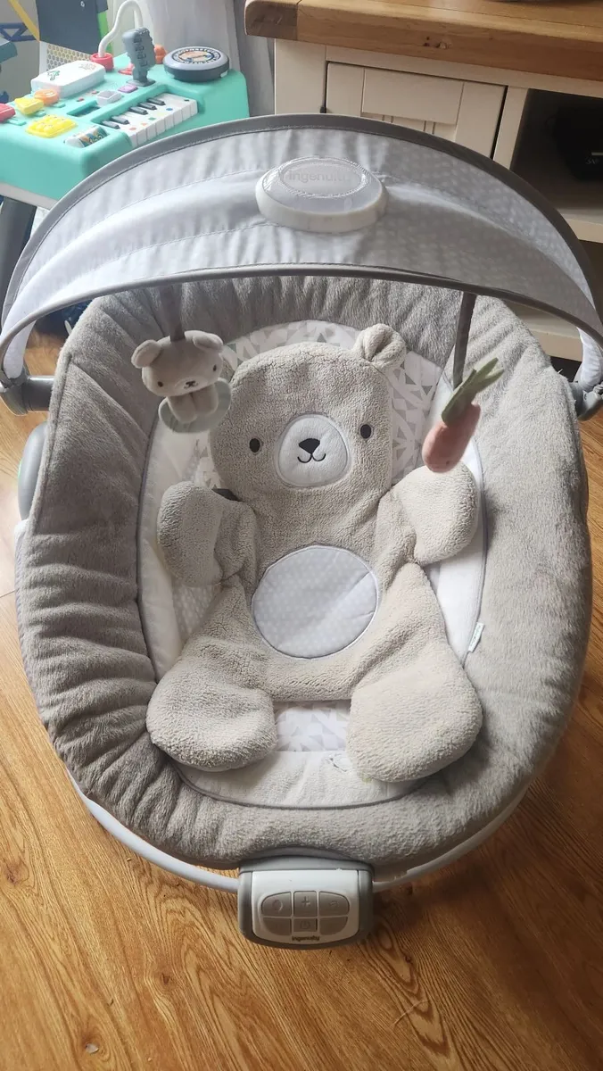 Dino rocking chair Ingenuity InLighten bouncer pra - Image 3