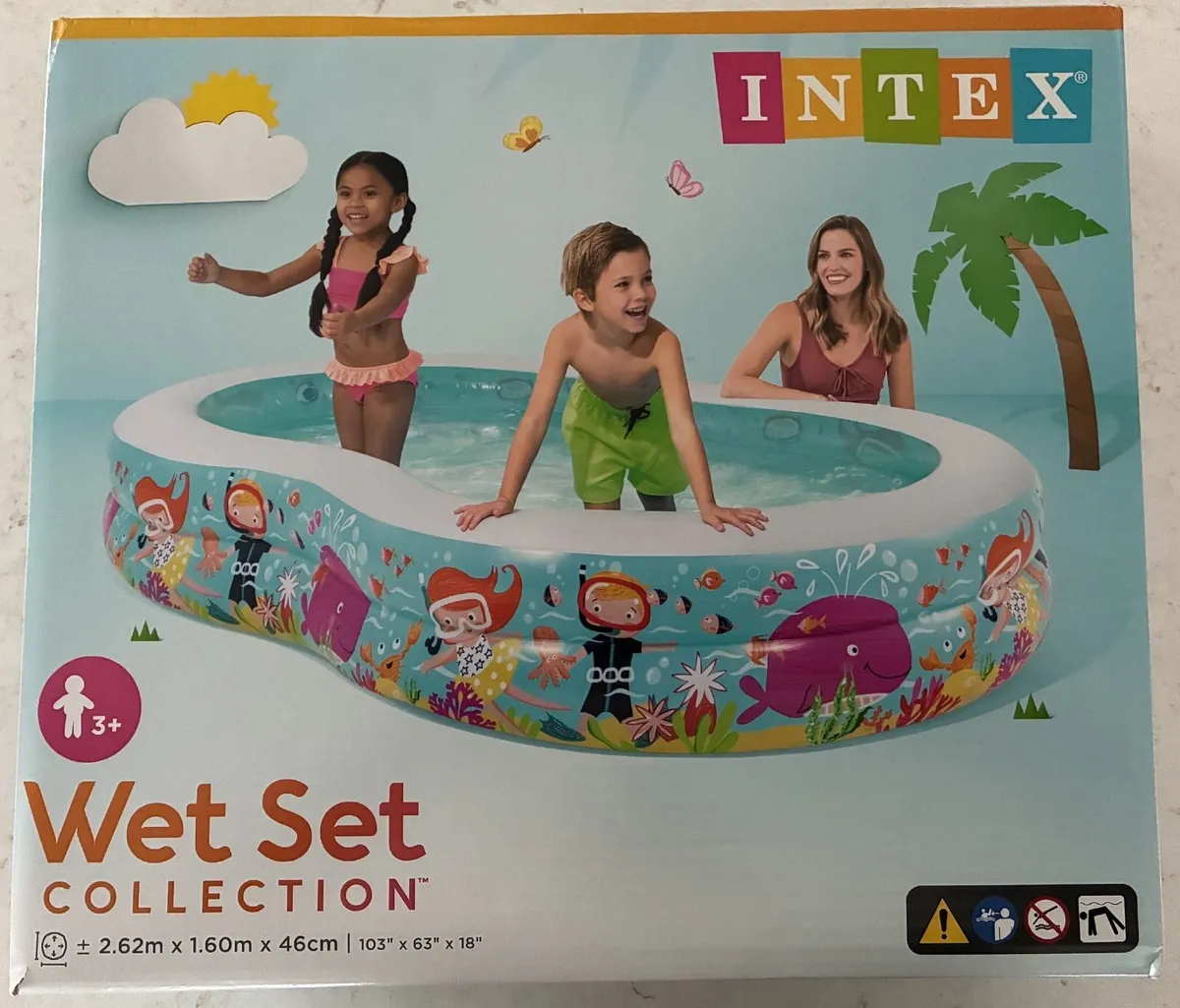 2.6m x 1.6m Paddling Pool - Image 3
