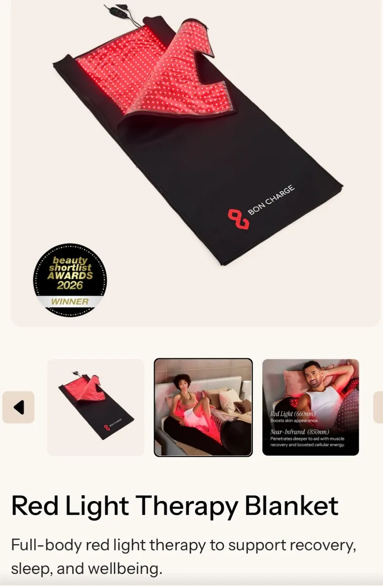 NEW!! Bon charge red light and sauna blanket - Image 2