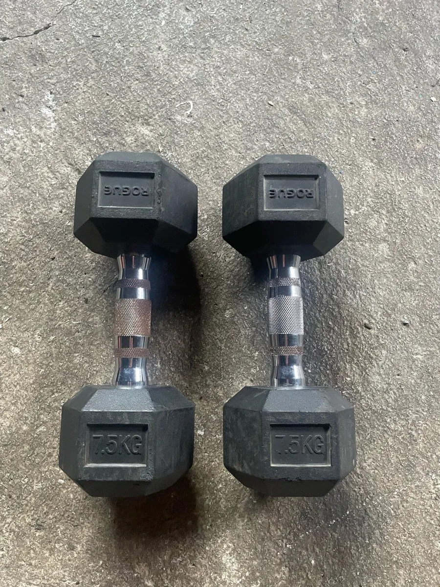 Hex dumbells 7.5kg