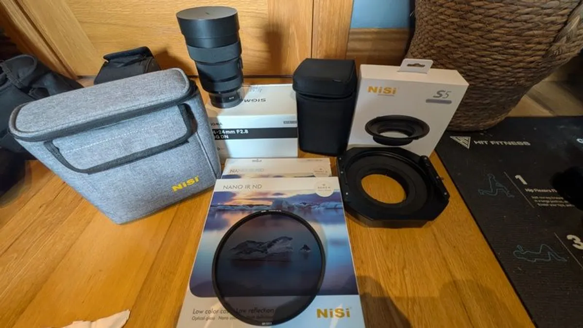 Sigma 14 to 24mm F2.8 DG DN Art Sony E Mount and NiSi S5 Filter Kit - Image 1