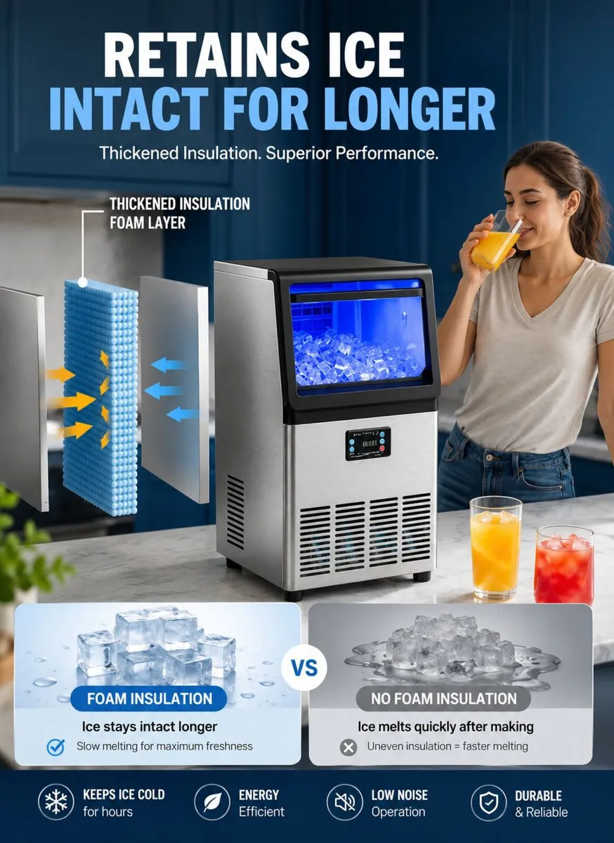 Commercial Ice Maker Machine 36kg 24 Hour Stainles - Image 2