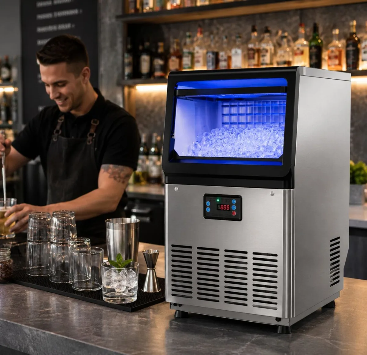 Commercial Ice Maker Machine 36kg 24 Hour Stainles - Image 3