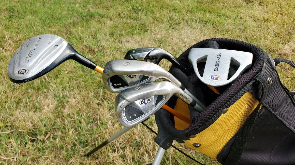 US Kids 63" Junior Golf Clubs & Bag - Image 3