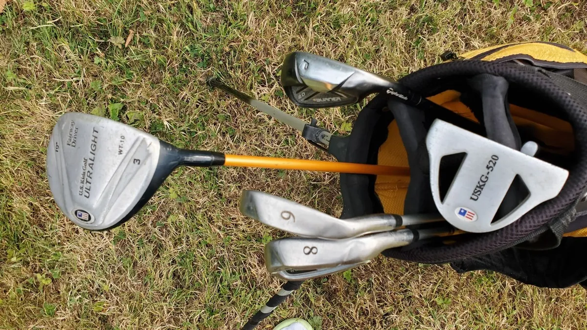 US Kids 63" Junior Golf Clubs & Bag - Image 4
