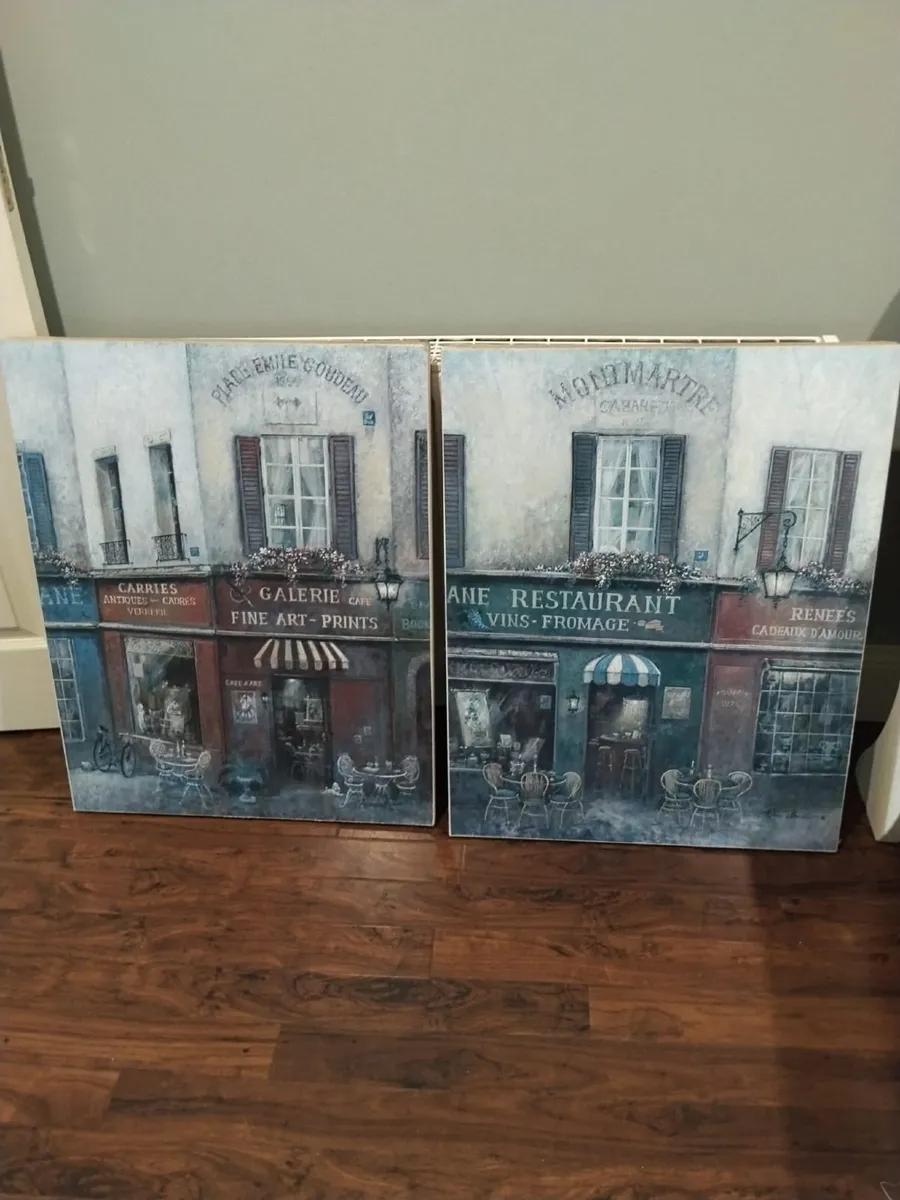 Pair of Matching French-Style Artwork Panels