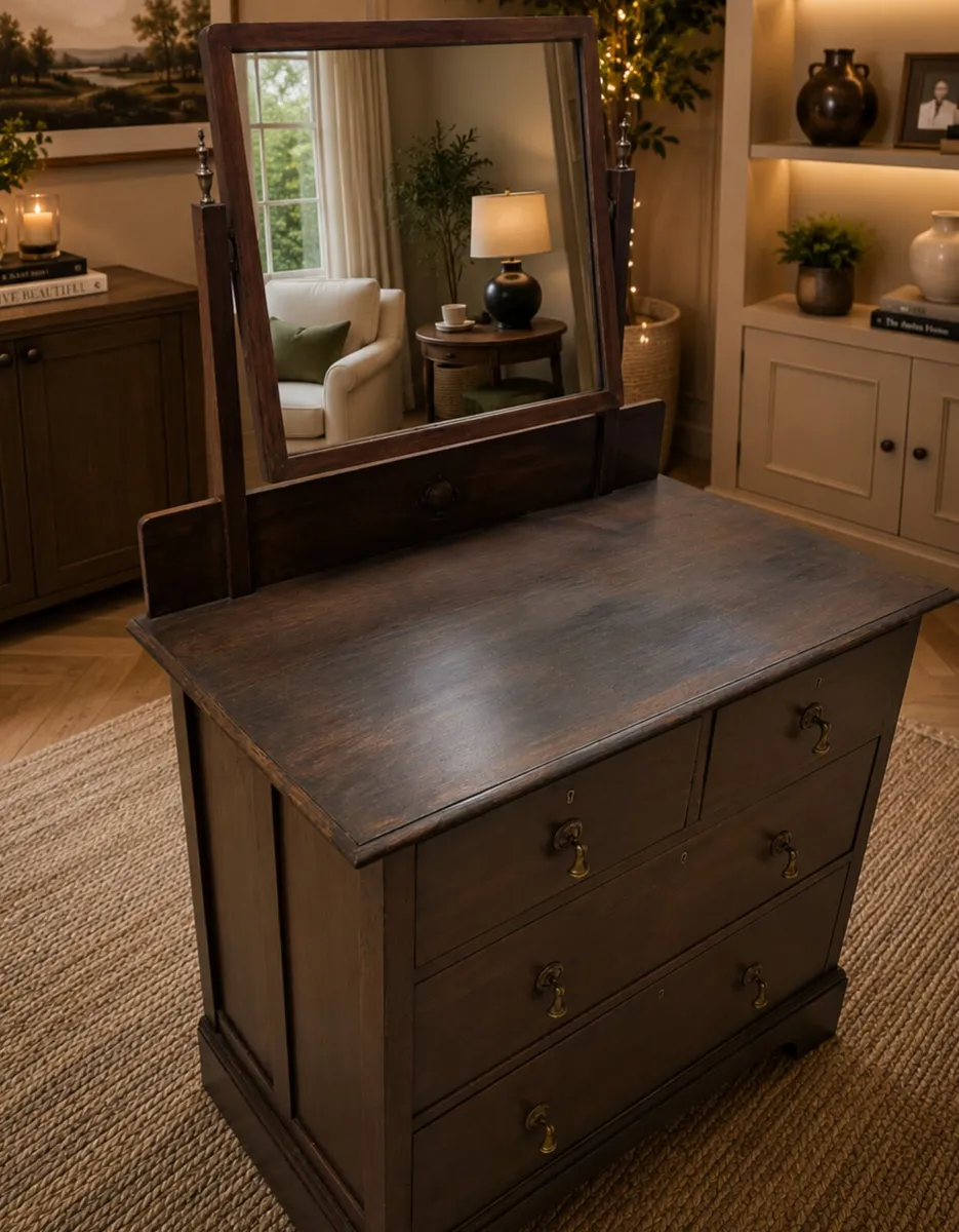 Stunning Antique Dressing Table - Image 2