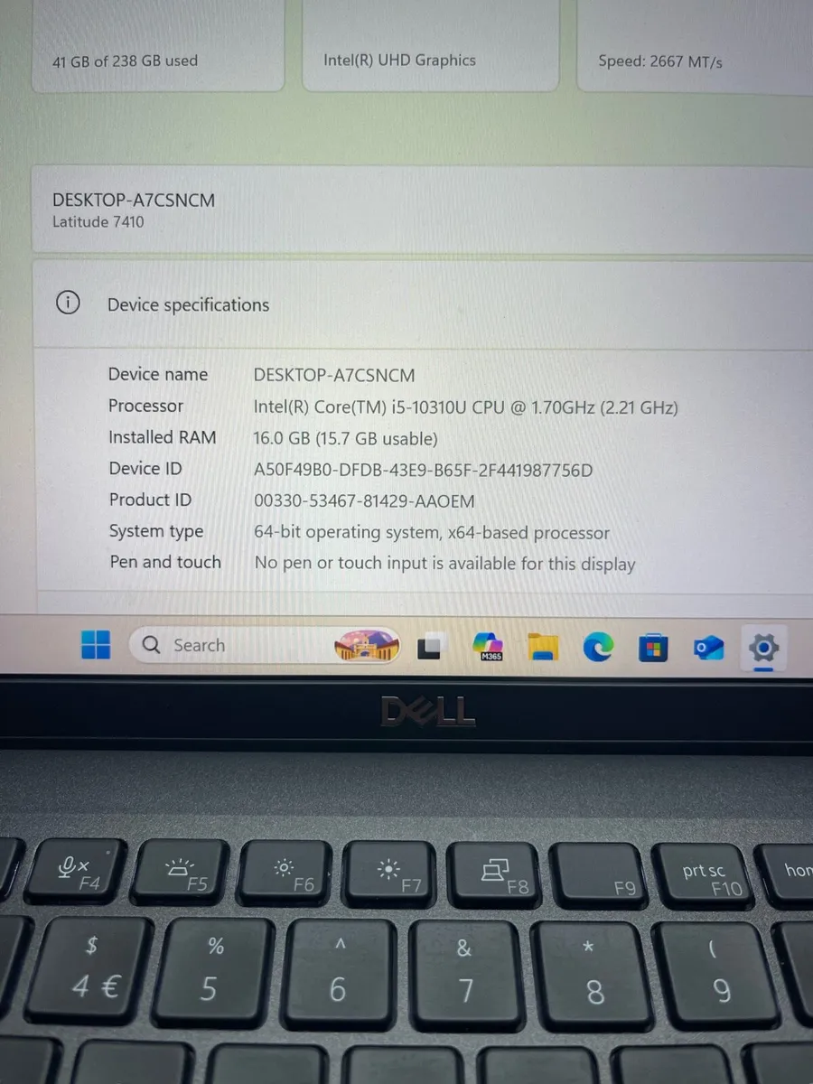 Dell Latitude 7410 i5 pro 10th generation - Image 4