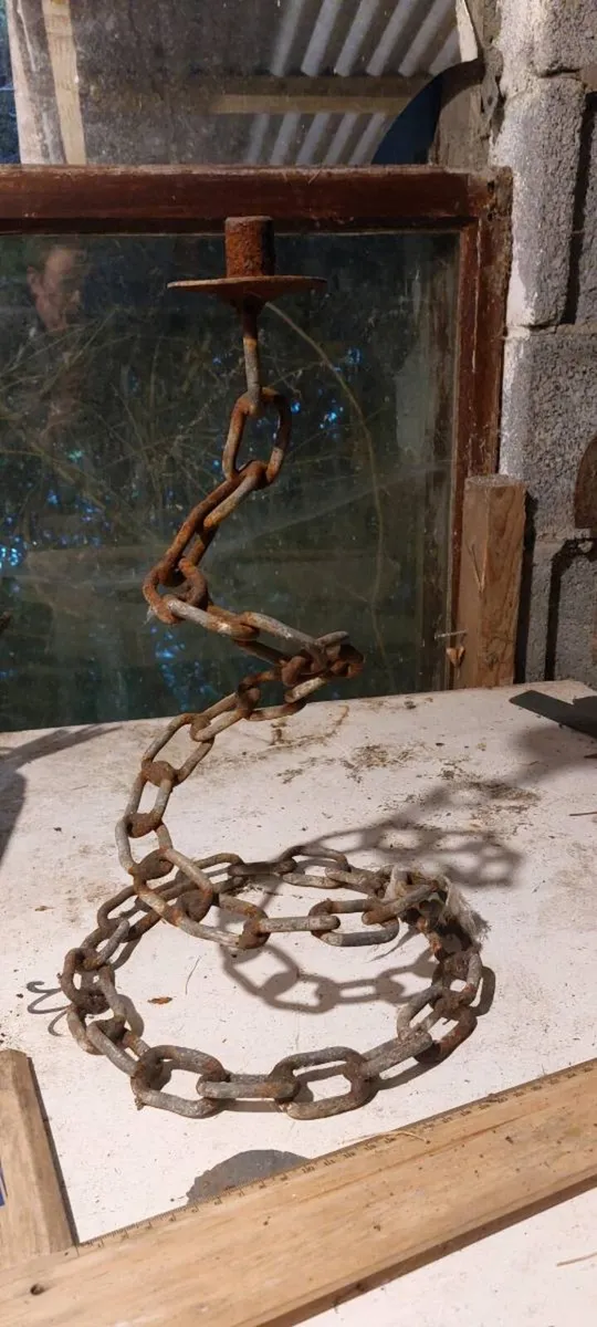 Rustic candle holder - Image 2