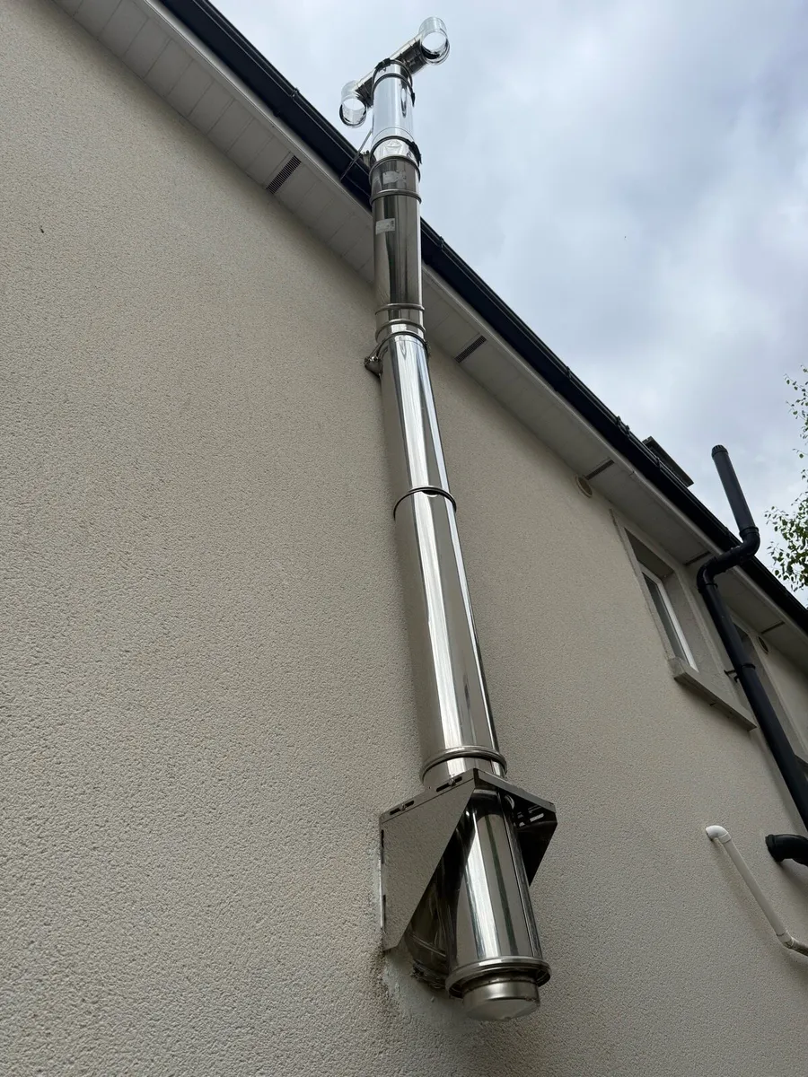 Twin Wall Insulated Stainless Steel Chimney / Flue - Image 1