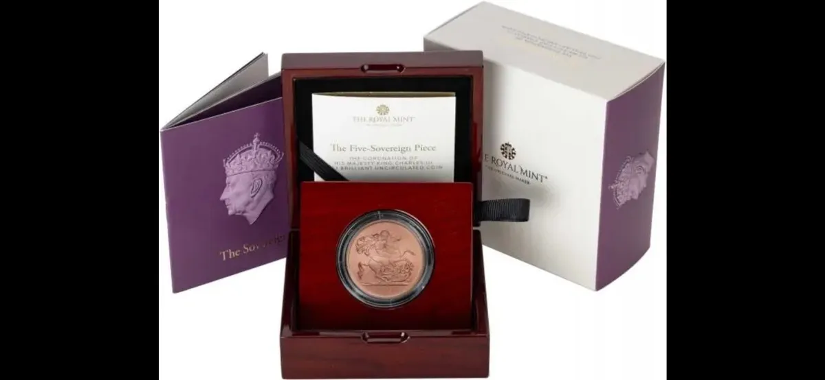 2023 Gold Quintuple Sovereign Coronation