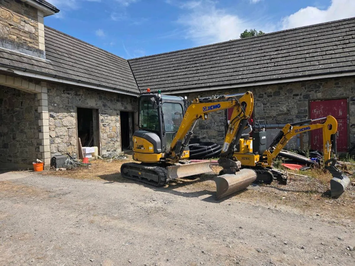 Mini digger hire - Image 1