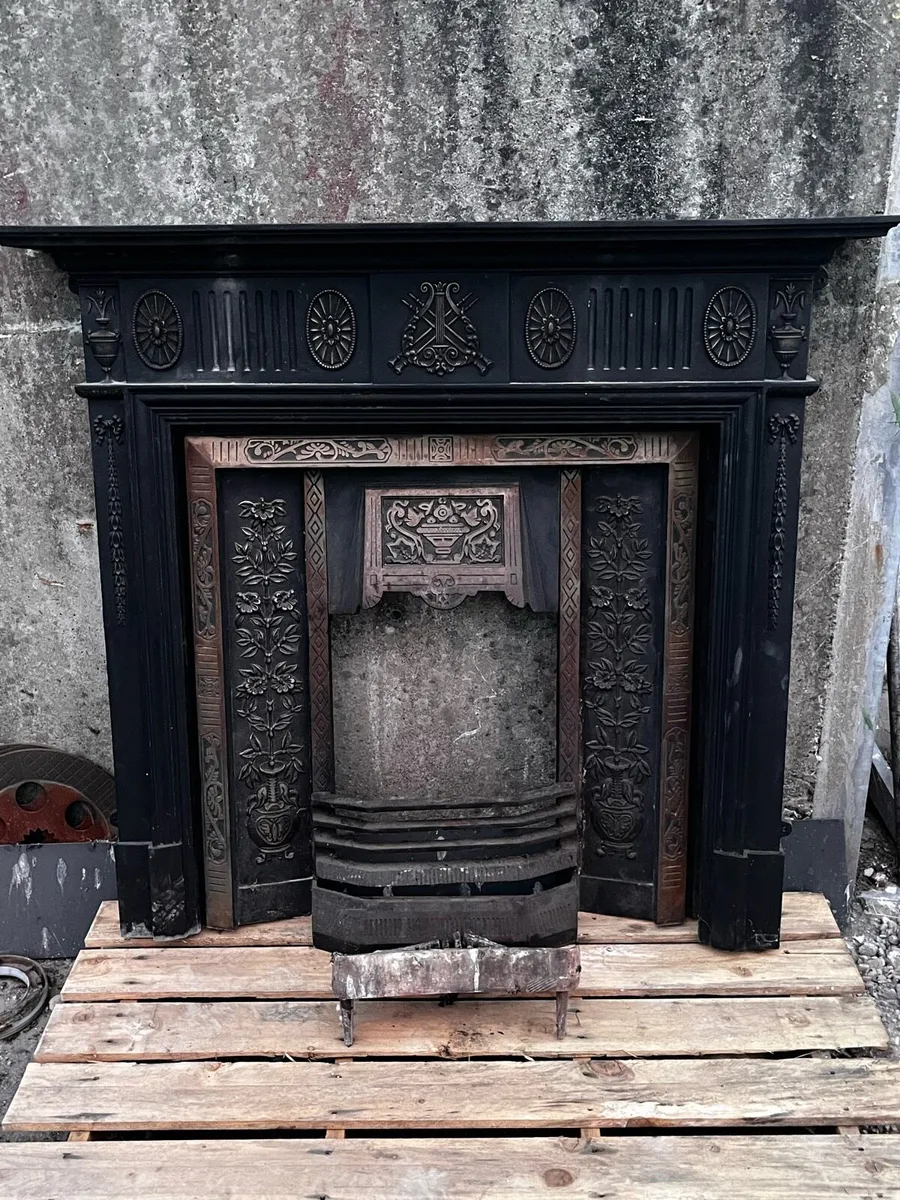 cast iron fire surrounding