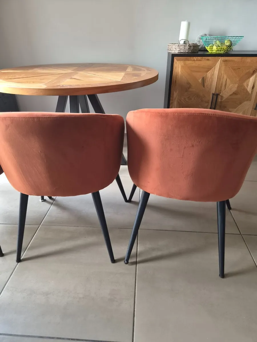 Velvet Dining chairs - Image 1
