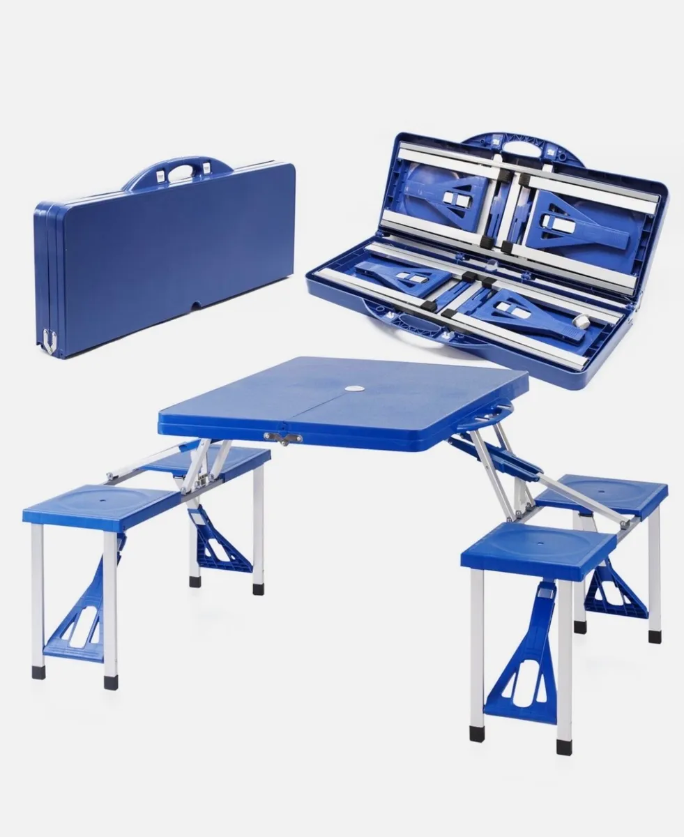 Foldable camping picnic table - Image 2