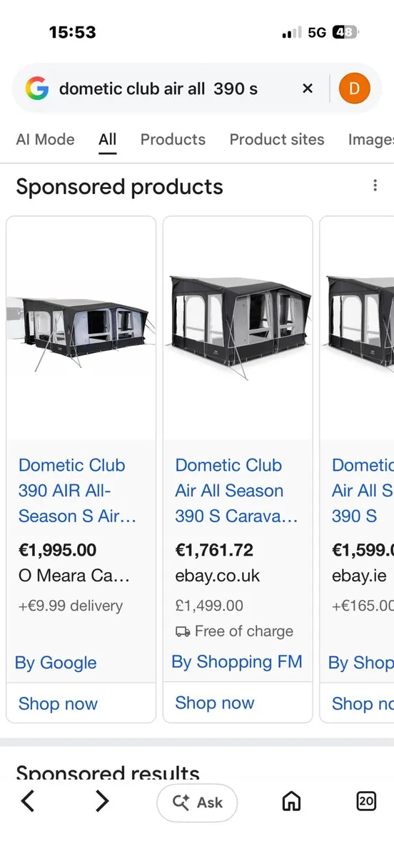 Dometic Air Awning NEW! - Image 4