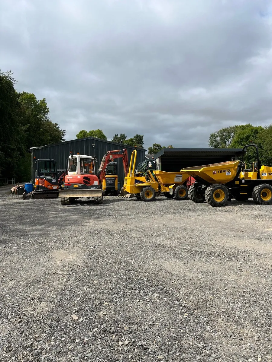 Self drive hire diggers / dumpers - Image 1
