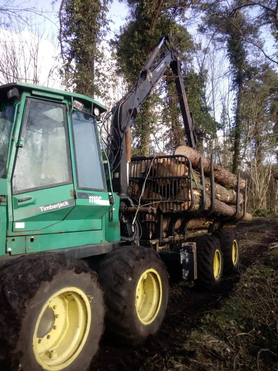Timber jack 1110c forwarder - Image 1