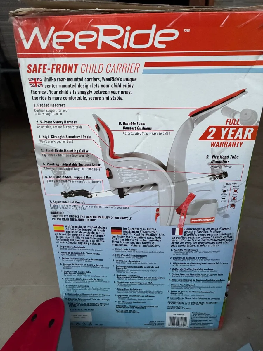 Child bike seat - Image 3