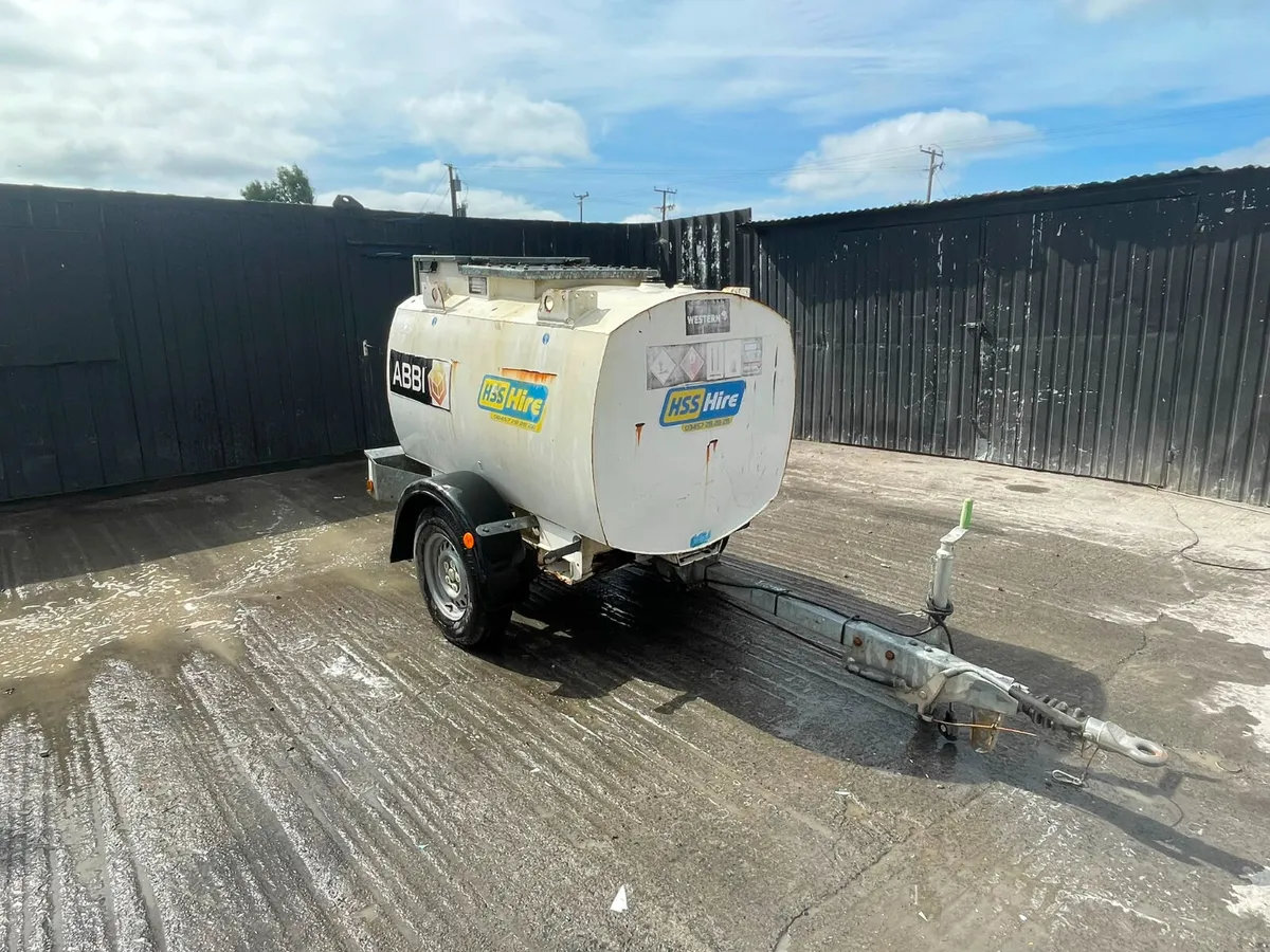 950L Bunded Diesel Bowser – Towable Fuel Trailer ( - Image 1