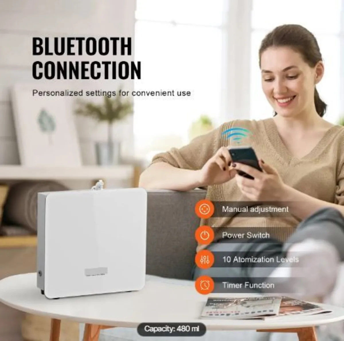 Scent Air Machine for Home 480ML Cold Air - Image 1