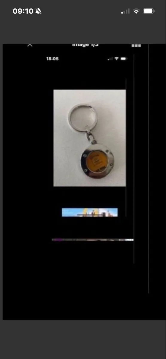 Rare Cutty Sark Key Ring/ Trolly Coin - Image 1