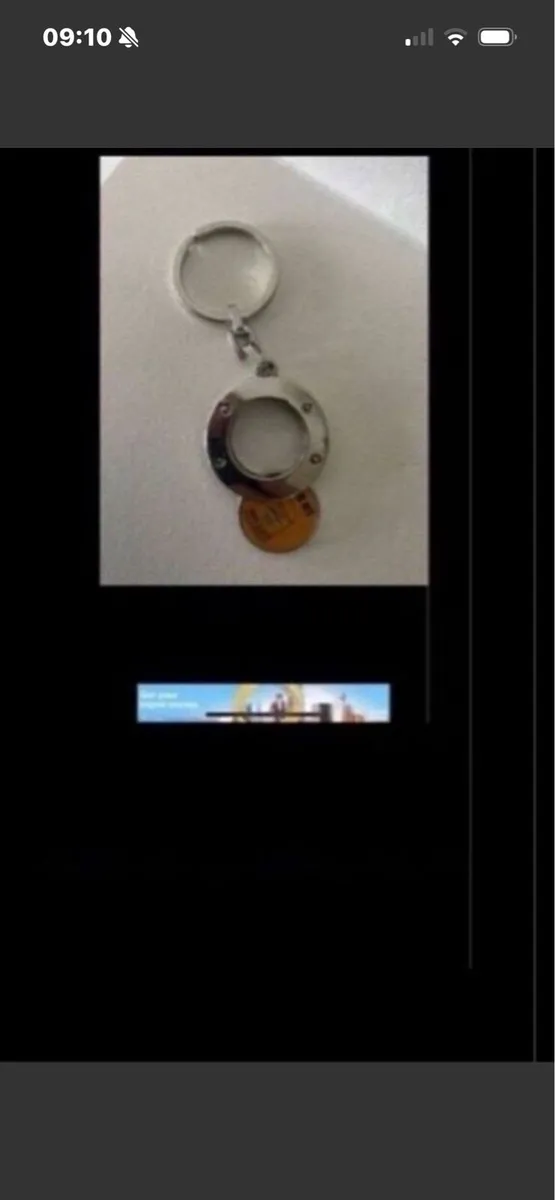 Rare Cutty Sark Key Ring/ Trolly Coin - Image 2