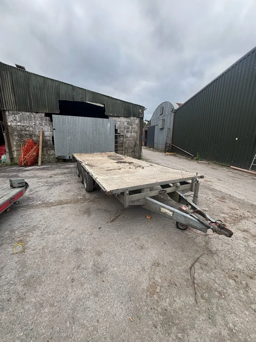 16’ x 6’7” pro trailer flatbed - Image 1